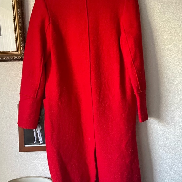 Zara Red Coat nwt medium - Picture 2 of 9